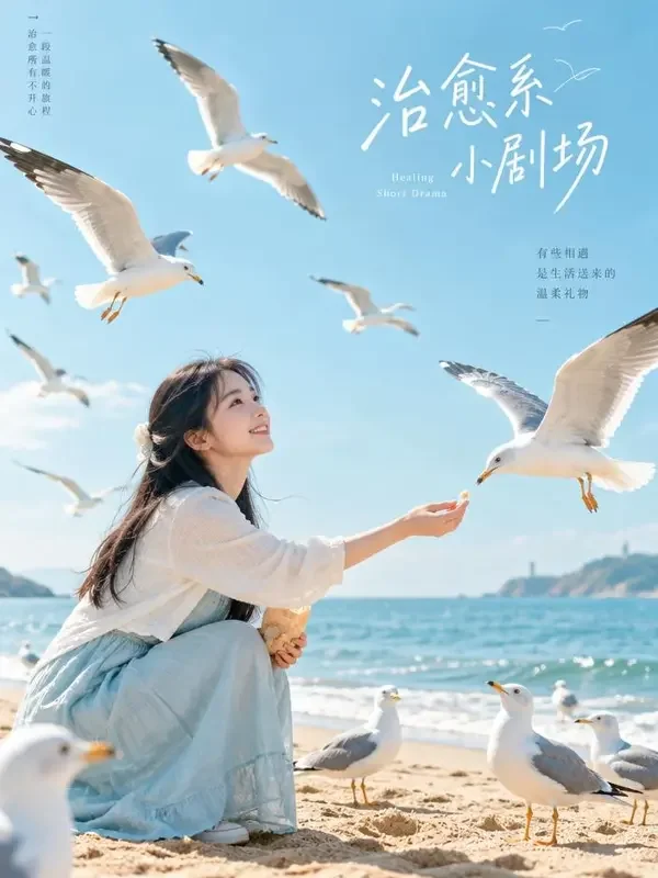 海鸥与女孩 - 红果视频在线 红果视频在线新剧《海鸥与女孩》封面