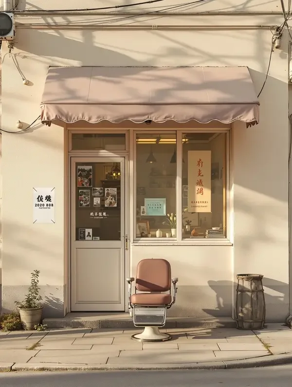 红果视频在线《老街理发店》封面 - 年代情怀治愈情感短剧